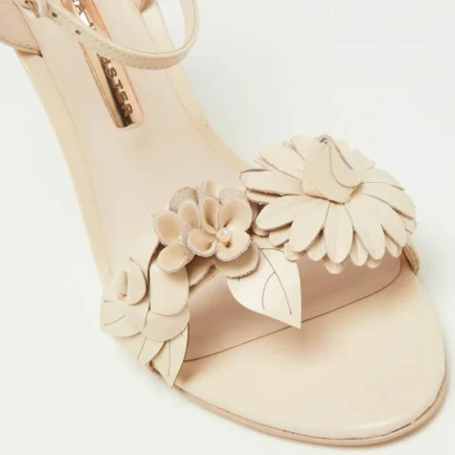 Sophia Webster Pre-owned Leather sandals Beige Dames