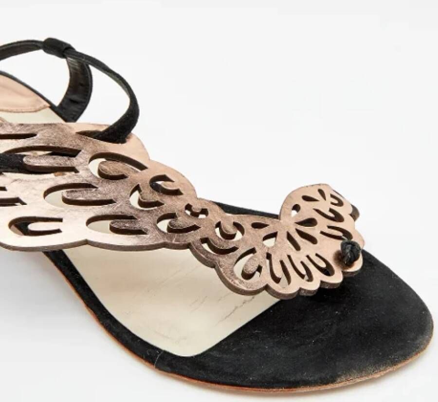 Sophia Webster Pre-owned Leather sandals Gray Dames