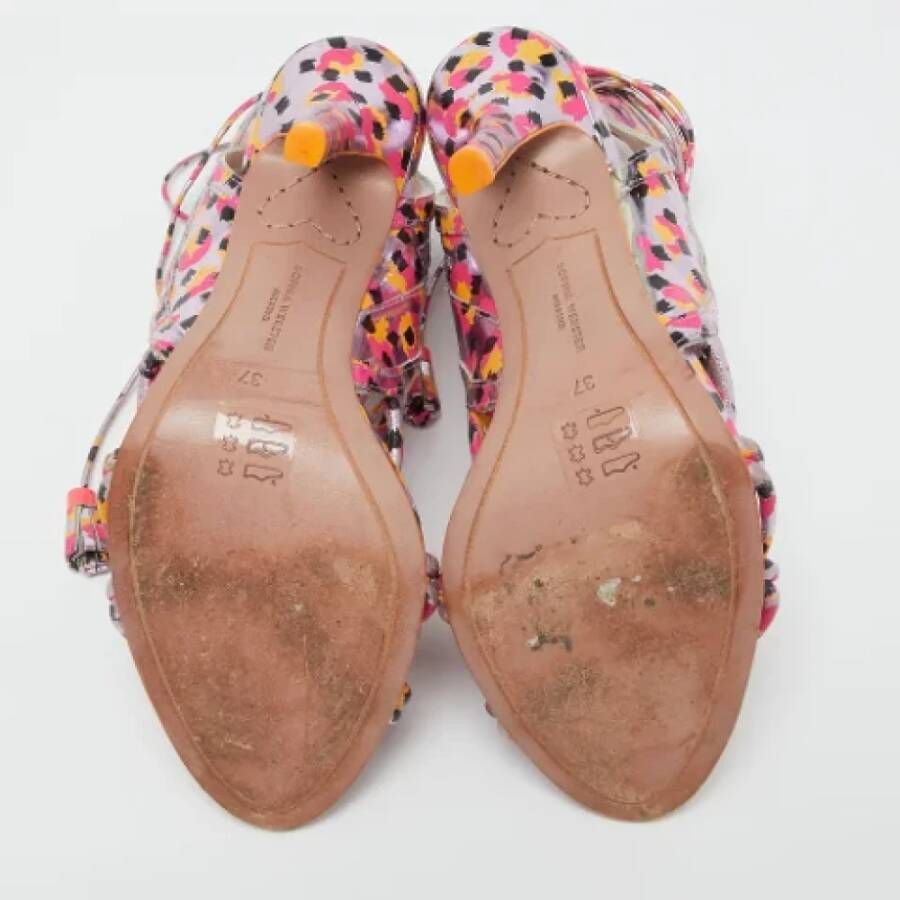 Sophia Webster Pre-owned Leather sandals Pink Dames