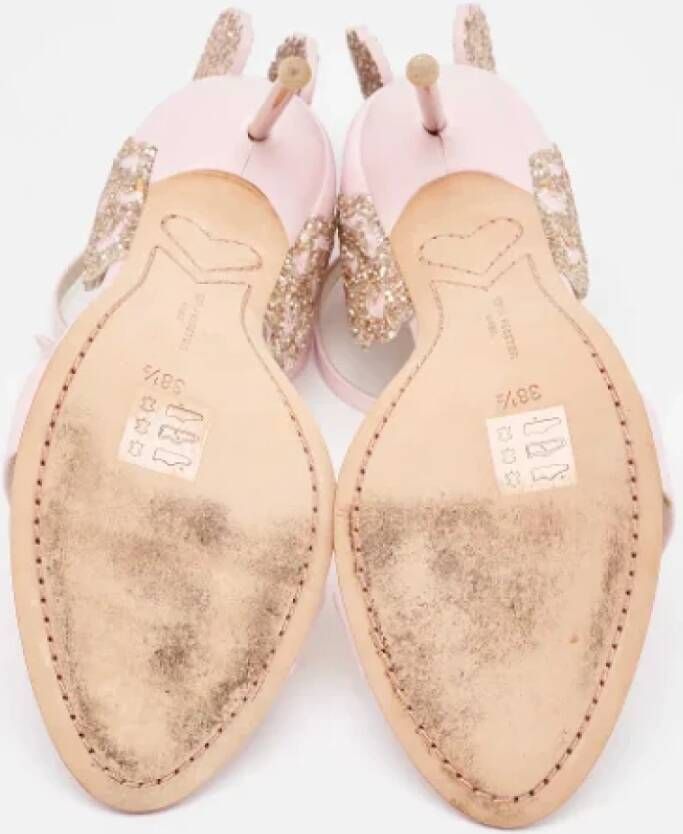 Sophia Webster Pre-owned Leather sandals Pink Dames