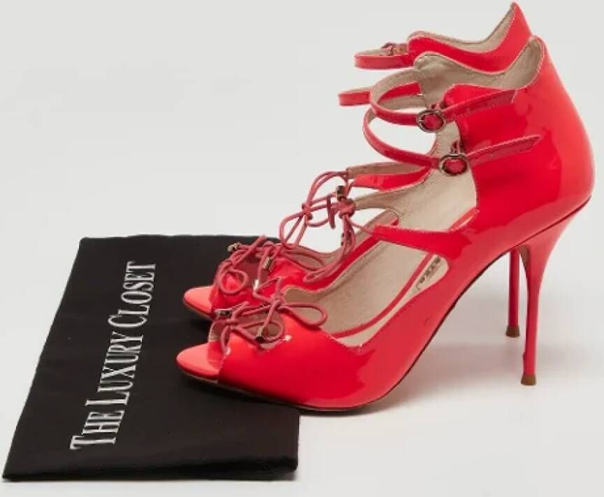 Sophia Webster Pre-owned Leather sandals Red Dames