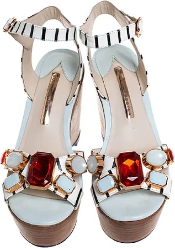 Sophia Webster Pre-owned Leather sandals White Dames