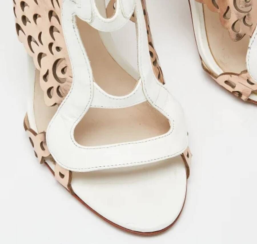 Sophia Webster Pre-owned Leather sandals White Dames