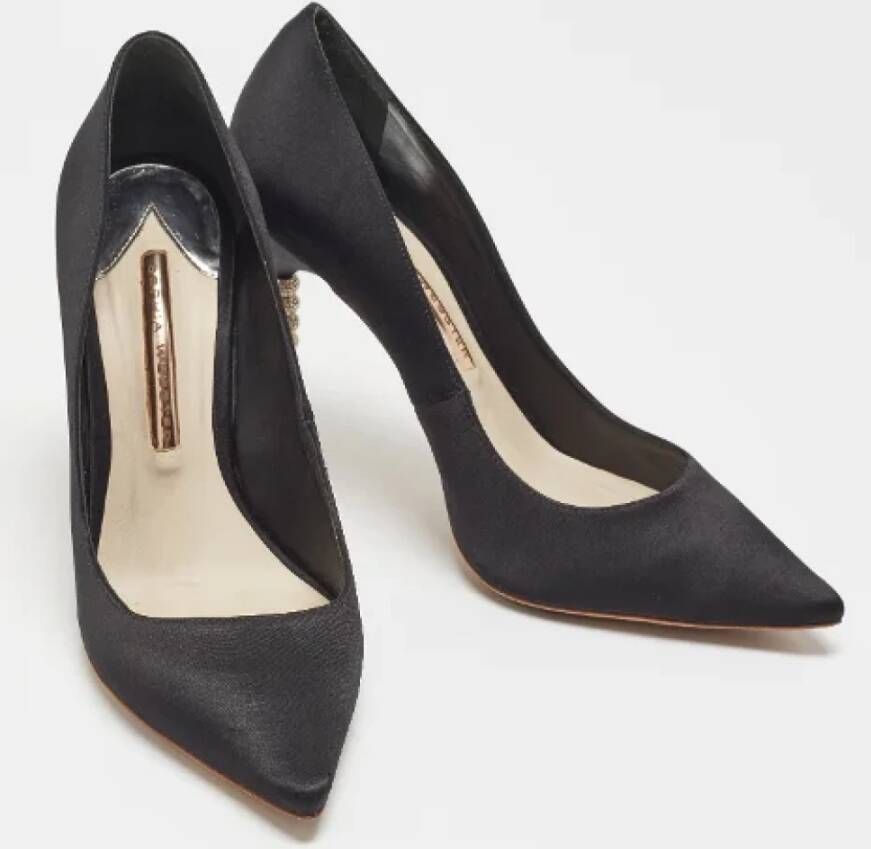 Sophia Webster Pre-owned Satin heels Black Dames