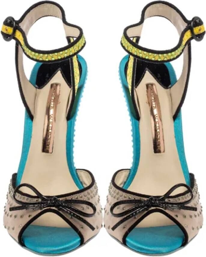 Sophia Webster Pre-owned Satin sandals Multicolor Dames