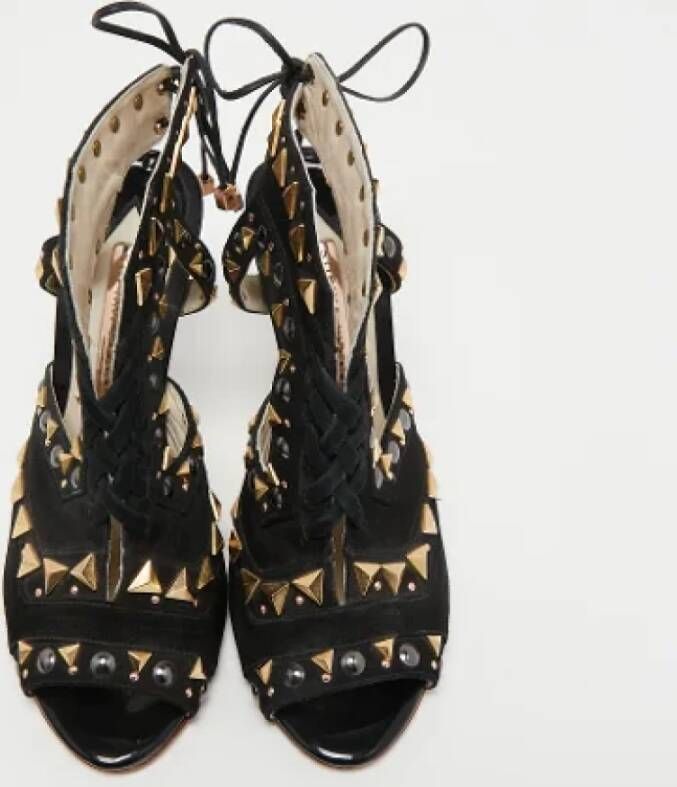 Sophia Webster Pre-owned Suede sandals Black Dames