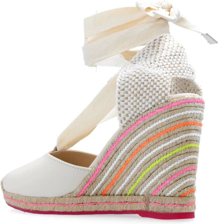 Sophia Webster Valentina sleehak espadrilles Beige Dames