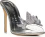 Sophia Webster Zilveren Stiletto Sandalen met Kristallen Vlinders Gray Dames - Thumbnail 2
