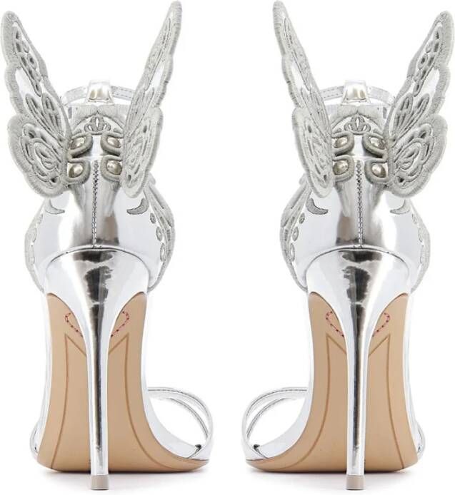 Sophia Webster Zilveren Sandalen met Saw24018 Stijl Gray Dames
