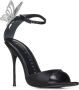 Sophia Webster Zwarte Aura Stiletto Sandalen Kristal Vlinder - Thumbnail 4