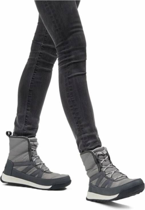 Sorel Grijze Veterschoenen voor Vrouwen
