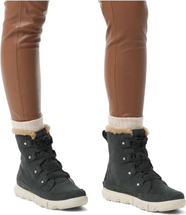 Sorel Next Joan WP Booties Grijze Enkellaarzen