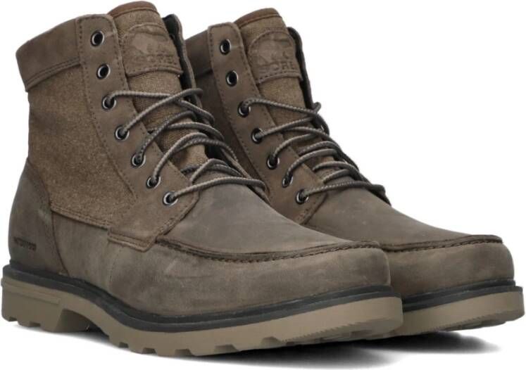 Sorel Waterdichte Moc Teen Veterschoenen Brown Heren