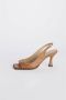Souliers Martinez High Heel Sandals Bruin Dames - Thumbnail 3