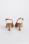 Souliers Martinez High Heel Sandals Bruin Dames - Thumbnail 4