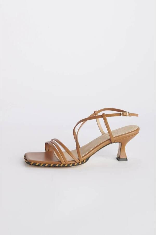 Souliers Martinez High Heel Sandals Bruin Dames