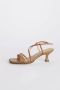 Souliers Martinez High Heel Sandals Bruin Dames - Thumbnail 3