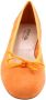 Status Stijlvolle Ballerina Flats voor Moderne Vrouwen Orange Dames - Thumbnail 5