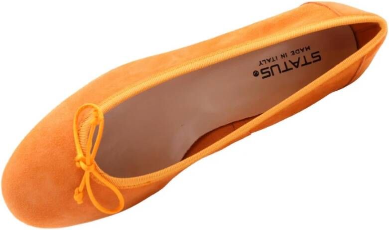 Status Stijlvolle Ballerina Flats voor Moderne Vrouwen Orange Dames
