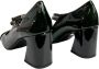 Status Groene en zwarte lakleren pumps Green Dames - Thumbnail 4