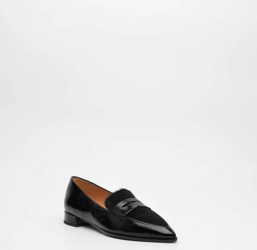 Status Zwarte lak ballerina Black Dames