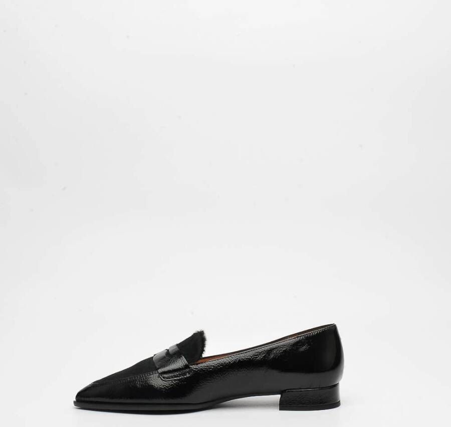 Status Zwarte lak ballerina Black Dames