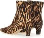 Staud Gedrukte Ponyhuid Enkellaarzen Brown Dames - Thumbnail 4