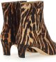 Staud Gedrukte Ponyhuid Enkellaarzen Brown Dames - Thumbnail 6