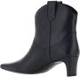 Staud Western Wally Leren Enkellaarzen Black Dames - Thumbnail 3