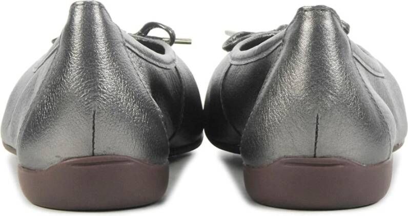 Stefano Lauran Ballerina's Lood Stijlvol en Comfortabel Gray Dames