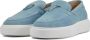 Stefano Lauran Instappers Heren Instapschoenen Herenschoenen Suède S3117 Jeans blauw - Thumbnail 3