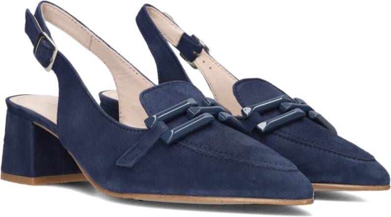 Stefano Lauran Blauwe Pumps Blue Dames