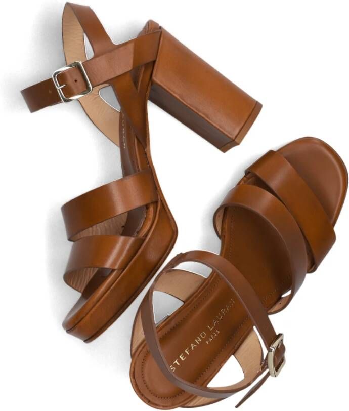 Stefano Lauran Bruine Sandalen Brown Dames