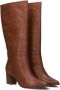 STEFANO LAURAN Hoge Laarzen Dames S3111. Maat: 39 Materiaal: Leer Kleur: Cognac - Thumbnail 2