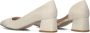 Stefano Lauran Dames Pumps Damesschoenen Suède Geen hoogte cm S3261 Beige - Thumbnail 2