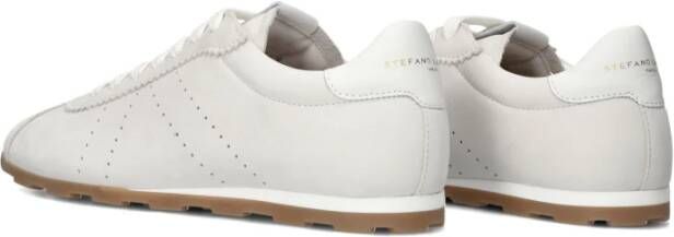 Stefano Lauran Elegante Witte Lage Sneakers
