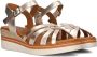 STEFANO LAURAN Sandalen Dames Met Knoop Sandaal Maat: 38 Materiaal: Leer Kleur: Goud - Thumbnail 2