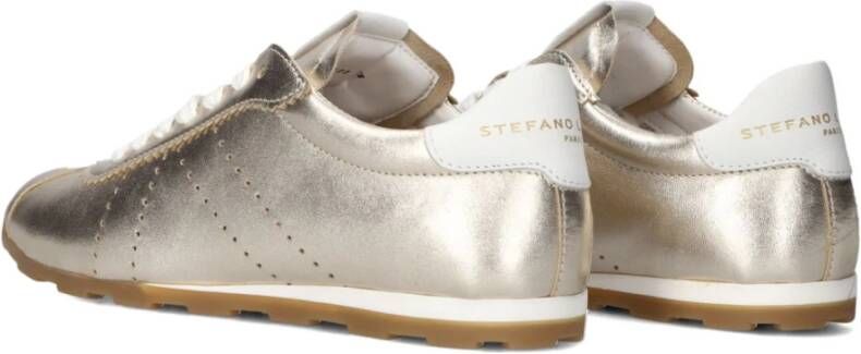 Stefano Lauran Gouden Lage Sneakers voor Dames