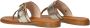 STEFANO LAURAN Teenslippers Dames Met Teenslipper Maat: 36 Materiaal: Leer Kleur: Goud - Thumbnail 3