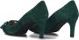 Stefano Lauran Pumps Stiletto Dames Damesschoenen Suède hoogte 7 cm S3075 Groen - Thumbnail 2