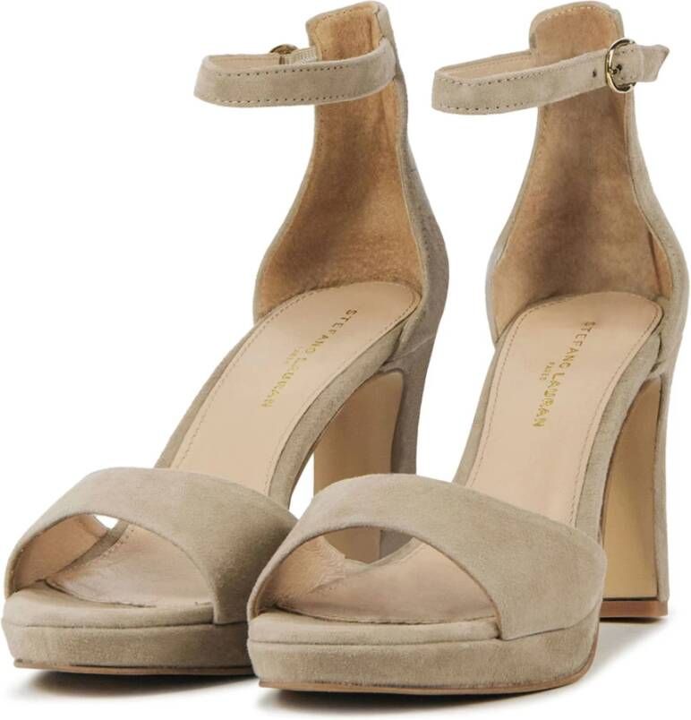 Stefano Lauran High Heel Sandals Beige Dames