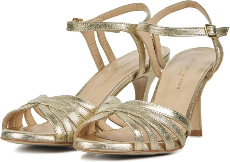 Stefano Lauran High Heel Sandals Geel Dames