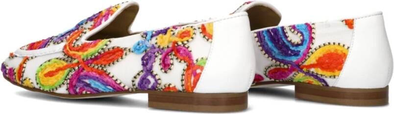 Stefano Lauran Instappers Wit combi Multicolor Dames