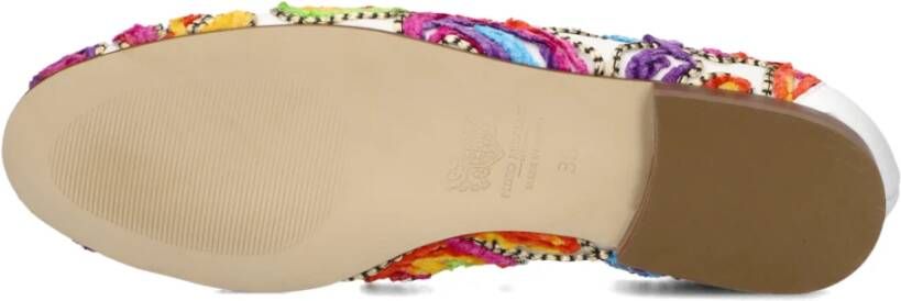 Stefano Lauran Instappers Wit combi Multicolor Dames