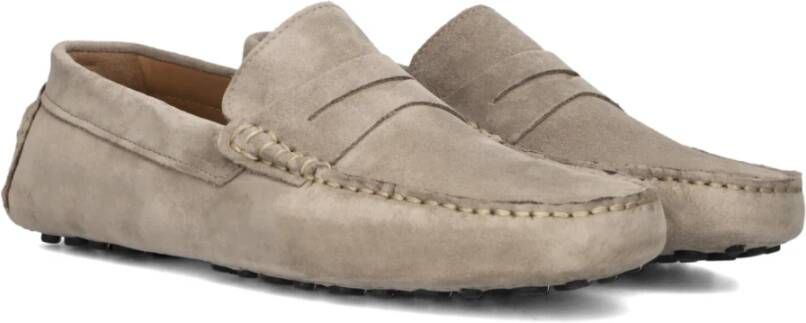 Stefano Lauran Instapschoenen Beige Heren