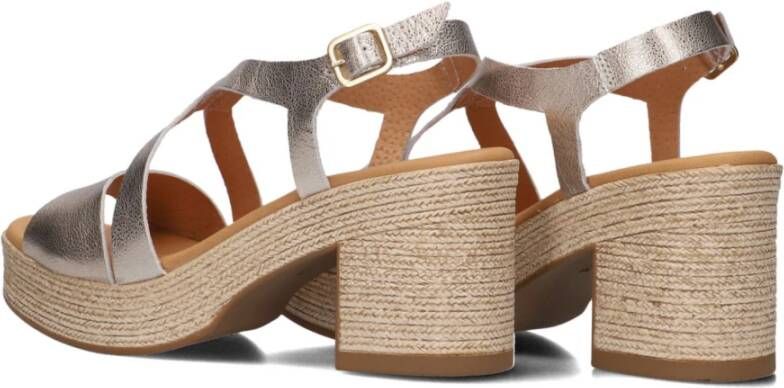 Stefano Lauran Metallic Sandalen voor Zomerse Wandelingen