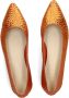 STEFANO LAURAN Ballerina Dames 23226 Maat: 38 Materiaal: Leer Kleur: Oranje - Thumbnail 5