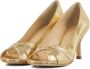 Stefano Lauran Dames Pumps Damesschoenen Leer Geen hoogte cm S3131 Goud - Thumbnail 2