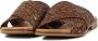 STEFANO LAURAN Slippers Dames S3107 Maat: 38 Materiaal: Leer Kleur: Bruin - Thumbnail 2