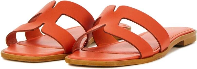 Stefano Lauran Slippers Oranje Dames